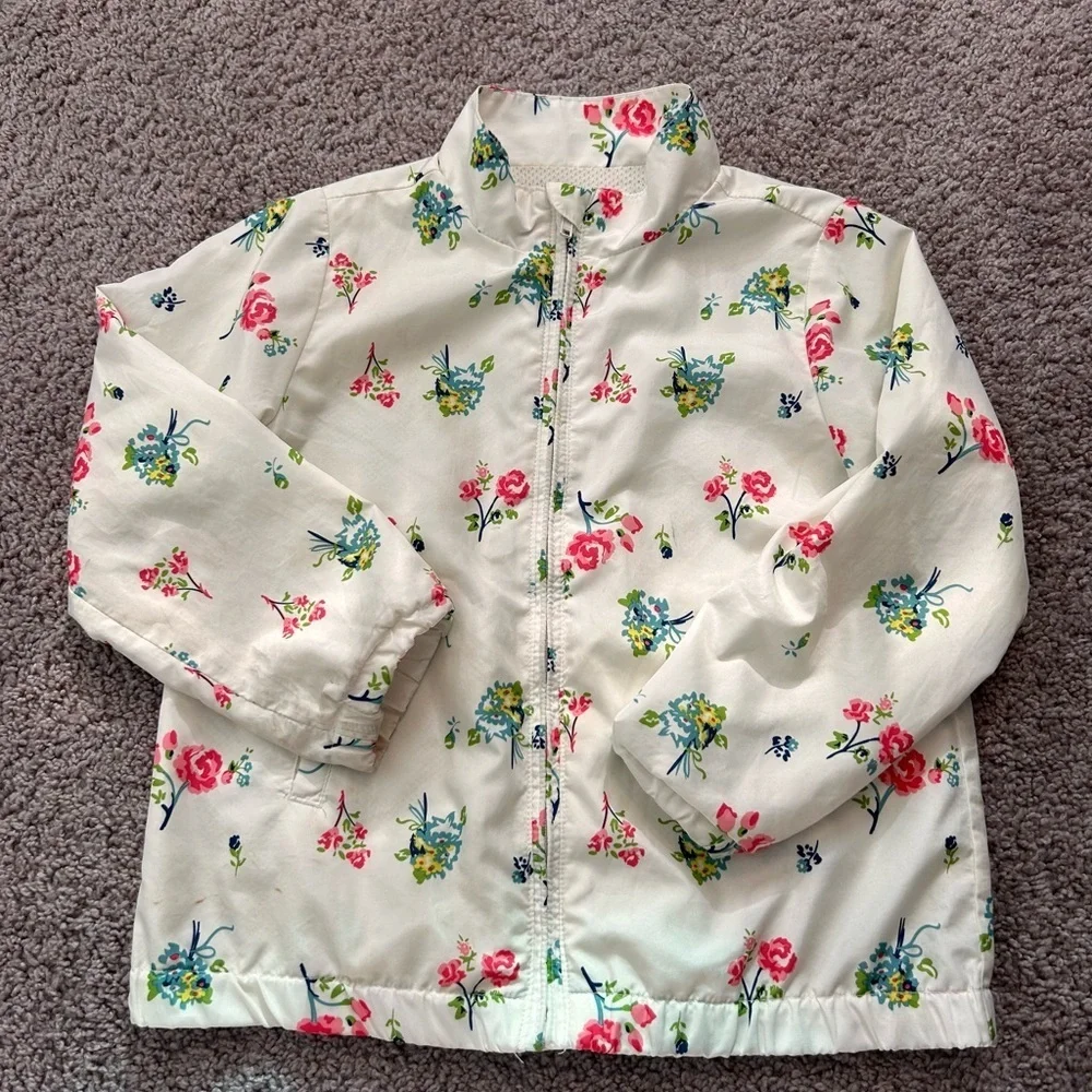 Elfindoll Girls Classic Floral Jacket. Size M